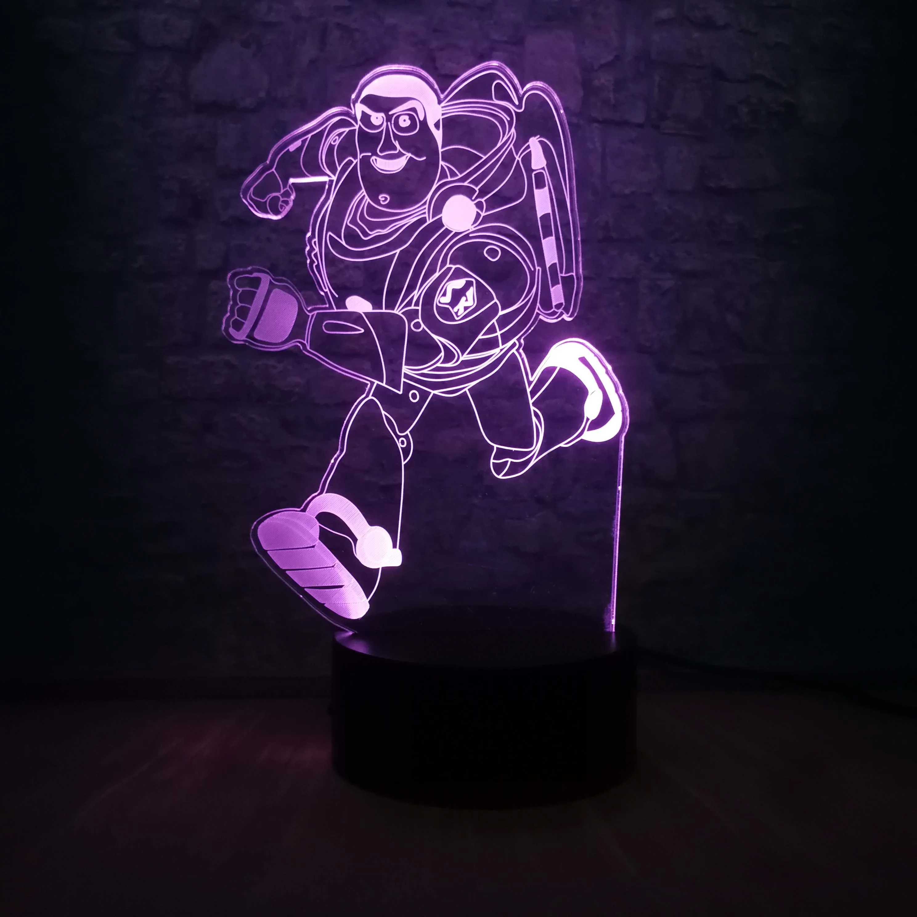 Toy Story Buzz Light year Woody 3D Illusion LED Lamp Colourful Touch Night Light USB for Child Kids Christmas Gift Home Decor
Toy Story Buzz Light year Woody 3D Illusion LED Lamp Colourful Touch Night Light USB for Child Kids Christmas Gift Home Decor