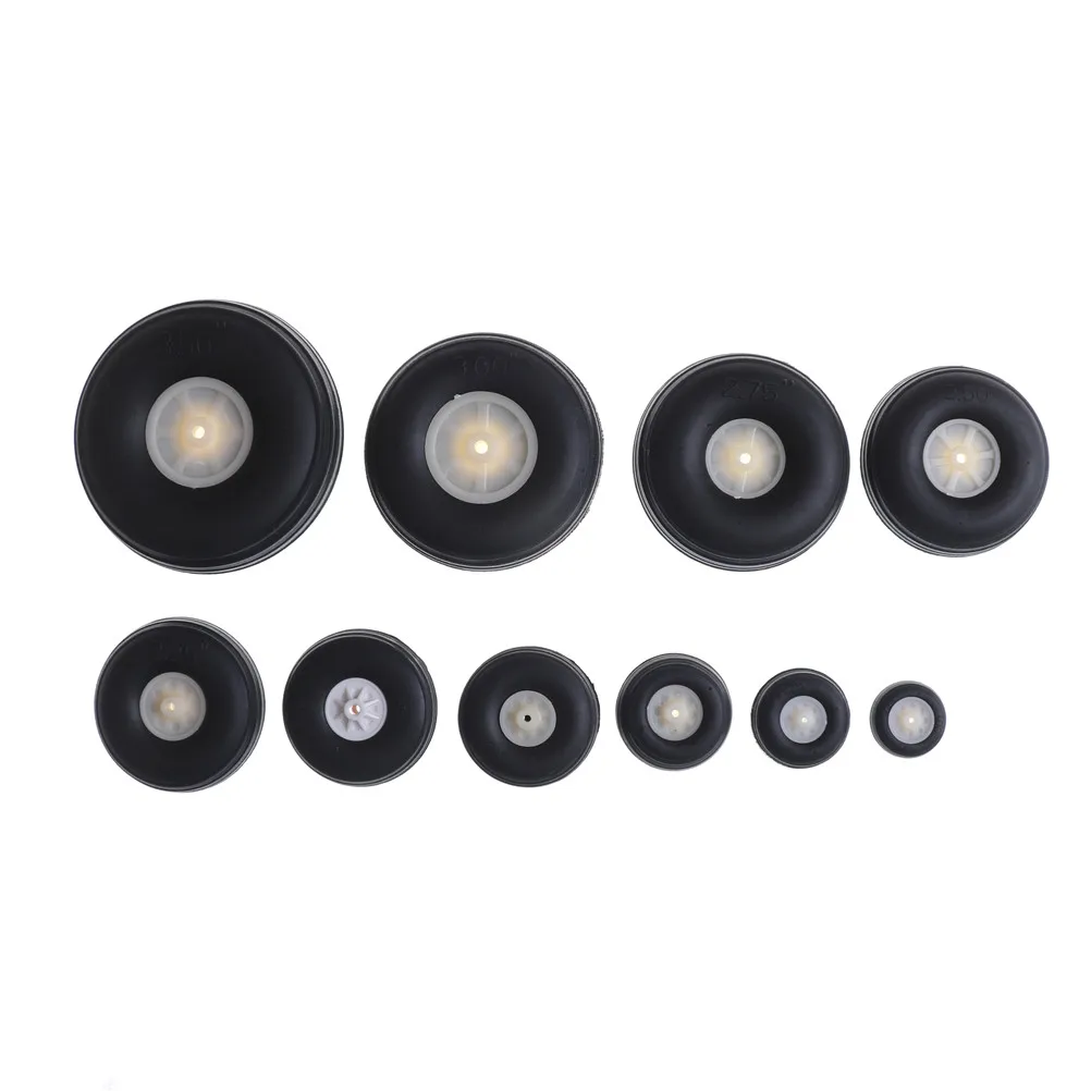 TOYZHIJIA New 2pcs PU Plastic Hub 1" - 3.5" Inch For RC Airplane Replacement Parts Tail Wheel Rubber Black,White
TOYZHIJIA New 2pcs PU Plastic Hub 1" - 3.5" Inch For RC Airplane Replacement Parts Tail Wheel Rubber Black,White