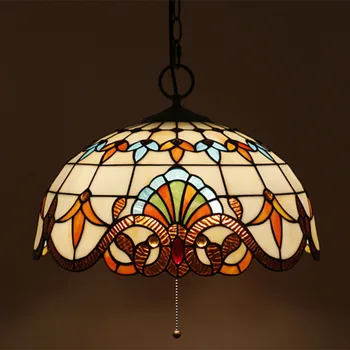 European Vintage Baroque Stained Glass Pendant Lamp Creative Bedroom Livingroom Light Restaurant Bar Stairs Light Fixture
European Vintage Baroque Stained Glass Pendant Lamp Creative Bedroom Livingroom Light Restaurant Bar Stairs Light Fixture