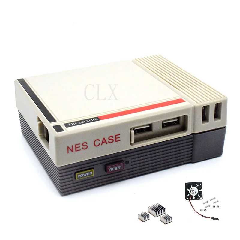 Raspberry pi NES NESPI CASE Retroflag Case with Cooling Fan Designed +heat sink for Raspberry Pi 3 / 2 / B+
Raspberry pi NES NESPI CASE Retroflag Case with Cooling Fan Designed +heat sink for Raspberry Pi 3 / 2 / B+
