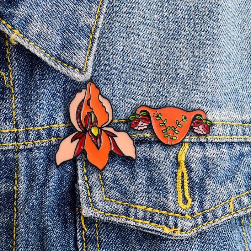 WEISHUOLI Overlord flower drip human uterus modeling metal Brooch jewelry Cute Enamel pin badge Wholesale For Women
WEISHUOLI Overlord flower drip human uterus modeling metal Brooch jewelry Cute Enamel pin badge Wholesale For Women