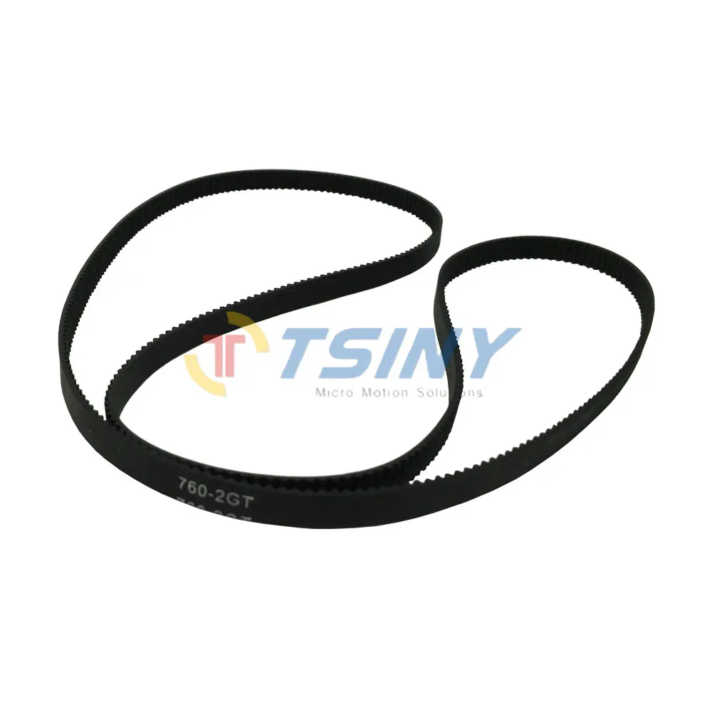GT2 Timing Belt 2GT-760-6 Rubber Packing Loop Length 760mm Width 6mm Teeth Number 380 Timing Belt Pitch 2mm Pack of 10pcs
GT2 Timing Belt 2GT-760-6 Rubber Packing Loop Length 760mm Width 6mm Teeth Number 380 Timing Belt Pitch 2mm Pack of 10pcs