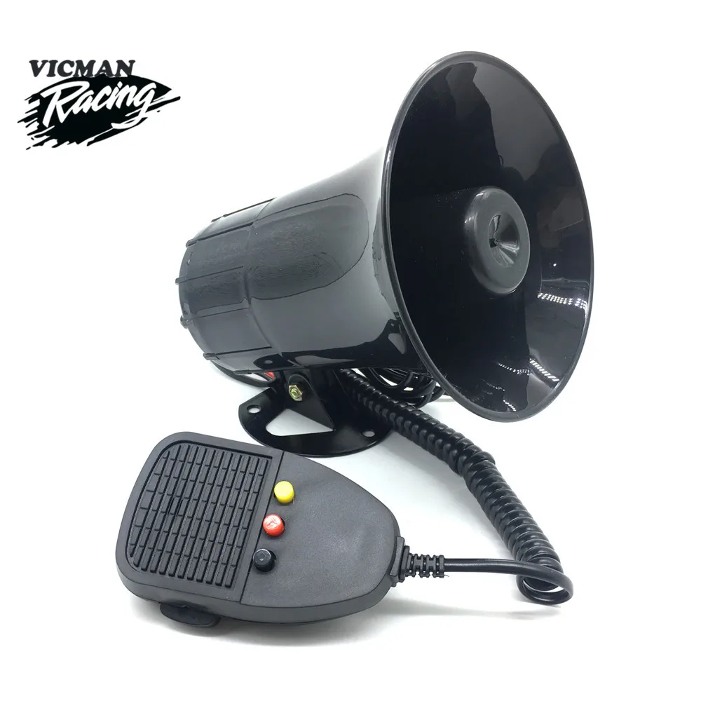 

Motorcycle 3 sounds Speak horn 12V DC Auto 3 tone Police Speak horn Motorcycle 3 voice Siren Horn Siren Loud Speaker 130dB Alarm