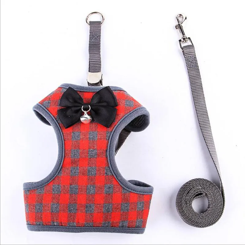 2018 New Lattice Polyester Small Dog Harness Vest Breathable Soft Pet Walking Leads Dog Protected Harness Vest With Leash
2018 New Lattice Polyester Small Dog Harness Vest Breathable Soft Pet Walking Leads Dog Protected Harness Vest With Leash