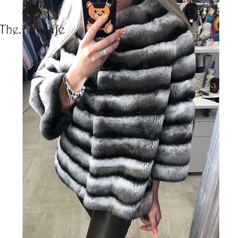 Real Natural Rex Rabbit Fur Coat High Quality 100% Genuine Rex Rabbit Fur Chinchilla Color Winter Jacket Plus Size 4XL
Real Natural Rex Rabbit Fur Coat High Quality 100% Genuine Rex Rabbit Fur Chinchilla Color Winter Jacket Plus Size 4XL