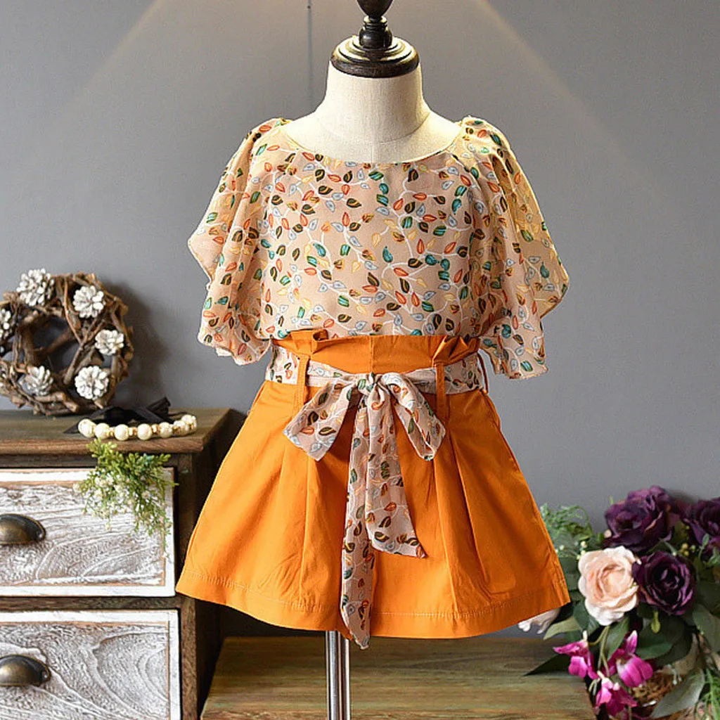 MUQGEW Children's Sets Toddler Baby Girl Kids Clothes Floral Chiffon T-shirt Tops+solid Shorts Pants Set vetement enfant fille
MUQGEW Children's Sets Toddler Baby Girl Kids Clothes Floral Chiffon T-shirt Tops+solid Shorts Pants Set vetement enfant fille