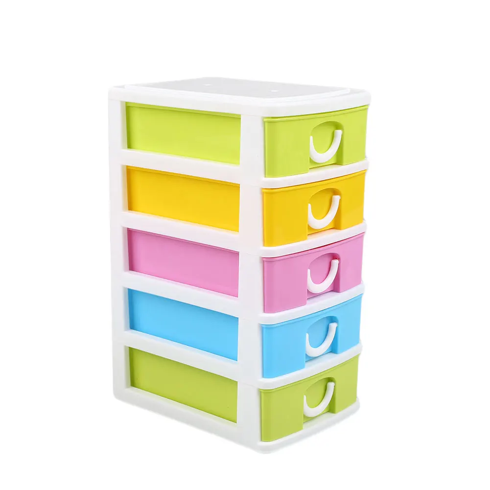 Image Hot Selling Mini Five Layers Storage Cabinet Drawer Type Multifunction Storeage