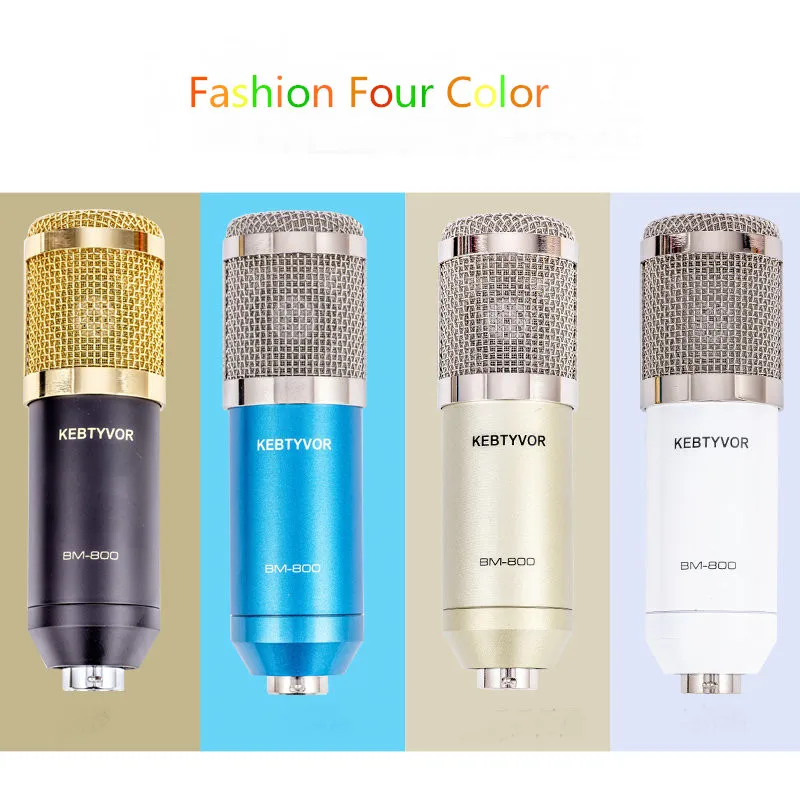 RU Stock BM 800 Dynamic studio condenser mic Sound Recording Microphone with Shock Mount for Radio Braodcasting KTV Karaoke
RU Stock BM 800 Dynamic studio condenser mic Sound Recording Microphone with Shock Mount for Radio Braodcasting KTV Karaoke