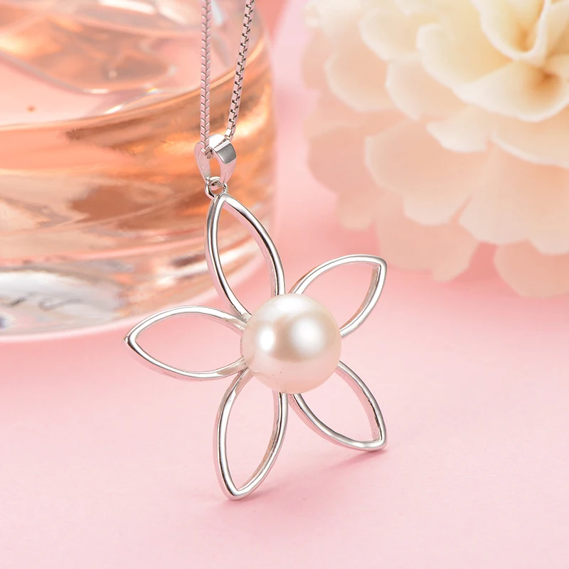 gNpearl Nice Natural White Freshwater Pearl Necklace 925 Silver Trendy Style Pendant Necklaces Gift Flower
gNpearl Nice Natural White Freshwater Pearl Necklace 925 Silver Trendy Style Pendant Necklaces Gift Flower