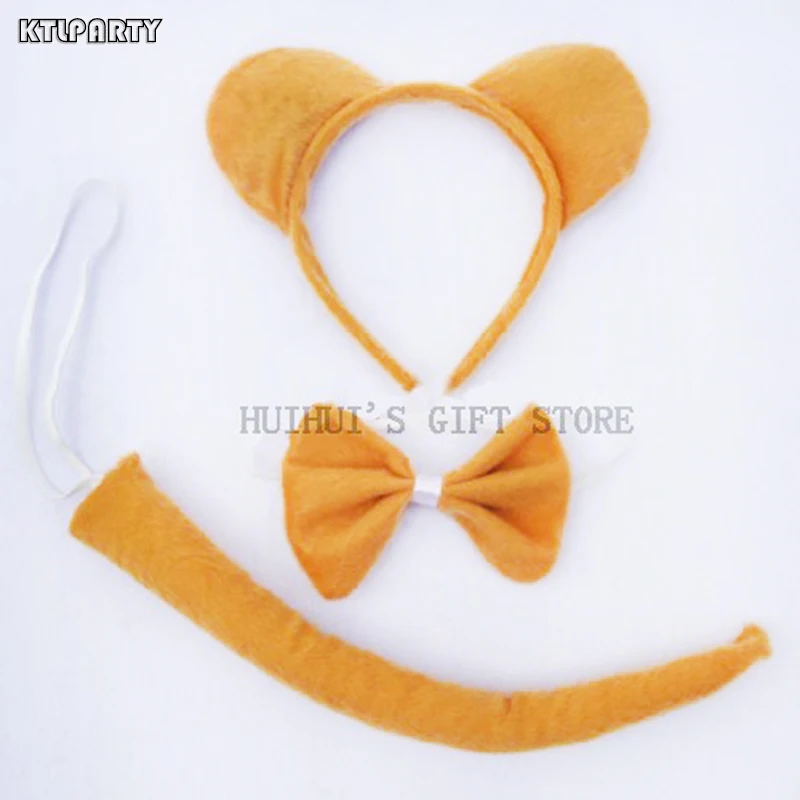 Free shipping Animal ear set (headband,bow tie ,tail)/Bear ear headband set ,masquerade party suppliers
Free shipping Animal ear set (headband,bow tie ,tail)/Bear ear headband set ,masquerade party suppliers