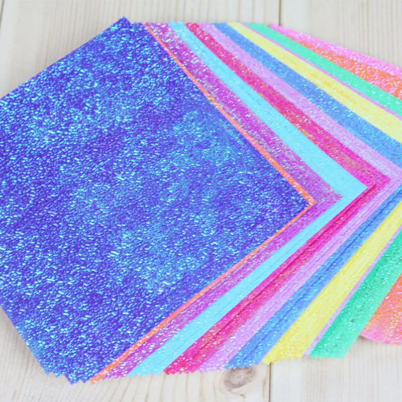 50 Sets / Set of Origami Square Color Laser Flash Pearlescent Handmade Paper Children's Manual DIY Scrapbooking Craft Decoration
50 Sets / Set of Origami Square Color Laser Flash Pearlescent Handmade Paper Children's Manual DIY Scrapbooking Craft Decoration