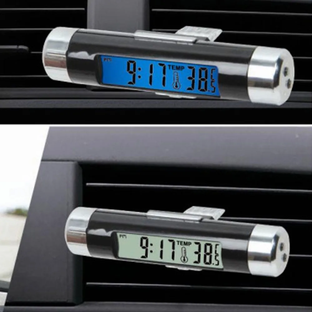 A+++ Quality Car Styling Hot 2in1 Car Auto LCD Backlight Clip-on Digital Automotive Thermometer New Clock now free shipping
A+++ Quality Car Styling Hot 2in1 Car Auto LCD Backlight Clip-on Digital Automotive Thermometer New Clock now free shipping