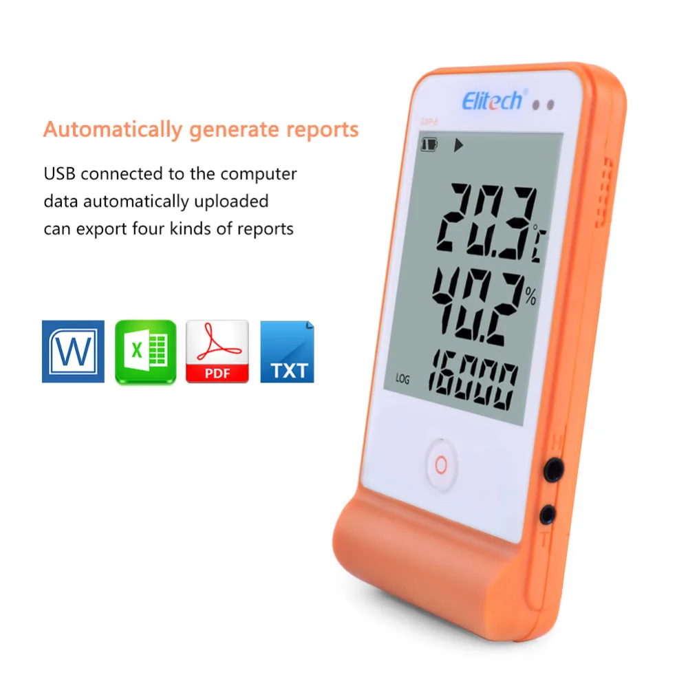 5 Pieces/Lot GSP-6 High Precision USB Temperature and Humidity Data Logger Recorder Auto for Refrigerated Cold Chain Transport
5 Pieces/Lot GSP-6 High Precision USB Temperature and Humidity Data Logger Recorder Auto for Refrigerated Cold Chain Transport