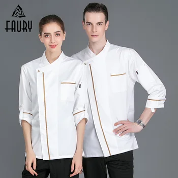 Single Breasted Breathable Mesh Patchwork Adjustable Long Sleeve Catering Overalls Chef Kitchen Waiter Barber Workwear Uniforms
Single Breasted Breathable Mesh Patchwork Adjustable Long Sleeve Catering Overalls Chef Kitchen Waiter Barber Workwear Uniforms