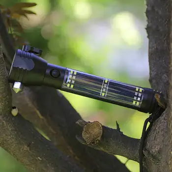 10in1 Multifunction Rechargeable Solar Powerful LED Flashlight Emergency Torch Window Breaker Seat Belt Cutter Compass lanterna
10in1 Multifunction Rechargeable Solar Powerful LED Flashlight Emergency Torch Window Breaker Seat Belt Cutter Compass lanterna