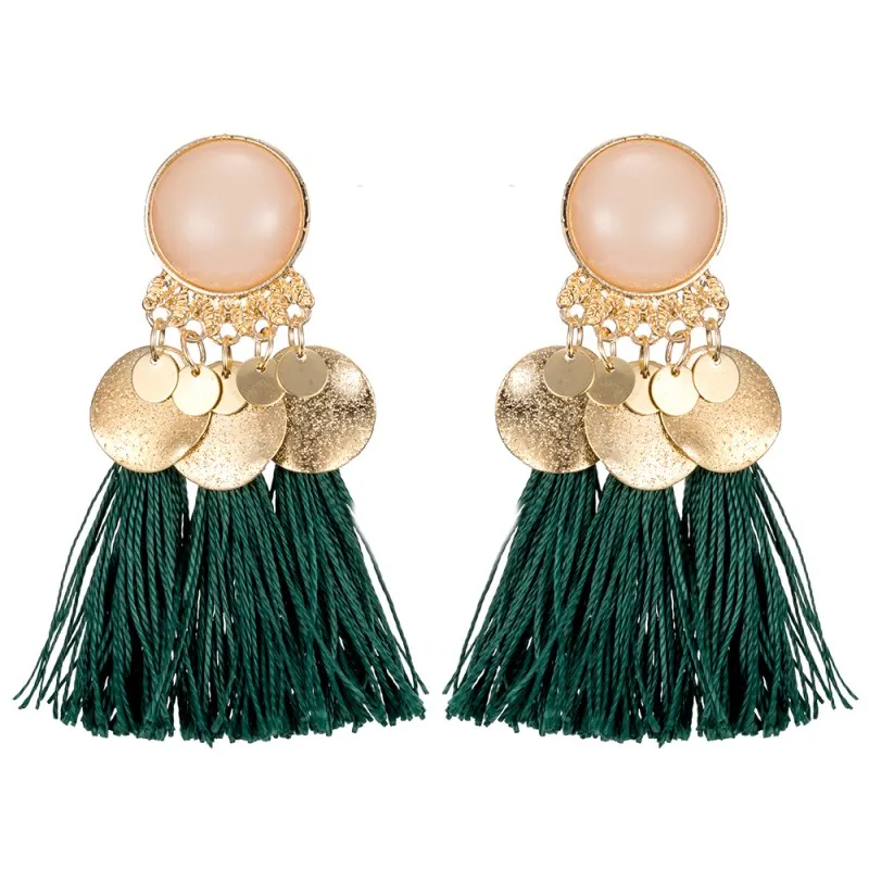 EK802 Bohemian Ethnic Tassel Earrings Dangle Earrings for Women Boho Coin Fringe Drop Earrings Stones Vintage Jewelry Brincos
EK802 Bohemian Ethnic Tassel Earrings Dangle Earrings for Women Boho Coin Fringe Drop Earrings Stones Vintage Jewelry Brincos