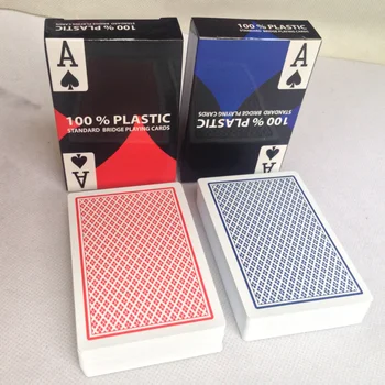 Matt Finish Texas Holdem BRIDGE SIZE PLAYING CARDS 100% Plastic Poker Cards Plastic Cards Entertainment Drinking Game Cards
Matt Finish Texas Holdem BRIDGE SIZE PLAYING CARDS 100% Plastic Poker Cards Plastic Cards Entertainment Drinking Game Cards