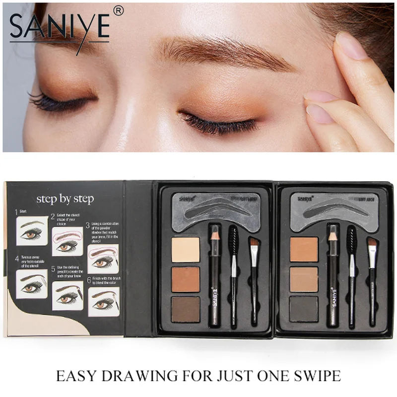SANIYE Waterproof Eyebrow Makeup Set Eyebrow Palette Pencil Maskara Kosmetik Cosmeticos Eye Makeup Set T042
SANIYE Waterproof Eyebrow Makeup Set Eyebrow Palette Pencil Maskara Kosmetik Cosmeticos Eye Makeup Set T042