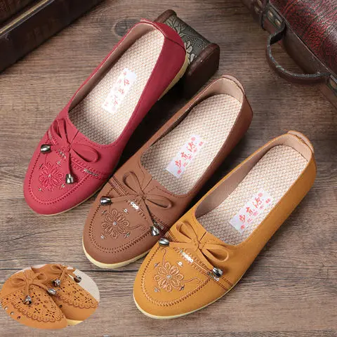 Spring and autumn and summer old Beijing cloth shoes women's shoes tendon bottom single net shoes
Spring and autumn and summer old Beijing cloth shoes women's shoes tendon bottom single net shoes