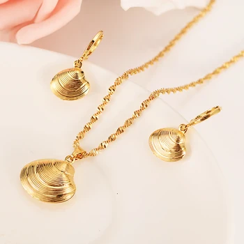 african gold pendant Necklace Earring Set Women Party Gift cute big fan shell charms women girls Fine kids Jewelry gift png 
african gold pendant Necklace Earring Set Women Party Gift cute big fan shell charms women girls Fine kids Jewelry gift png