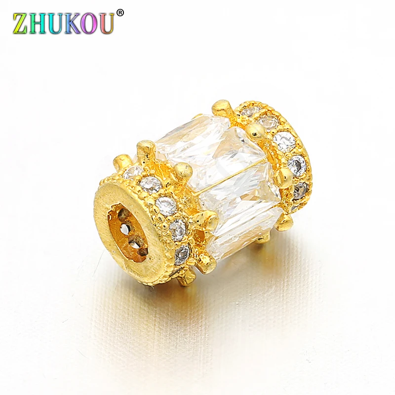 7*9mm Brass Cubic Zirconia Clear Princess-cut Beads DIY Jewelry Bracelet Necklace Making, Hole: 2.7mm, Model: VZ94
7*9mm Brass Cubic Zirconia Clear Princess-cut Beads DIY Jewelry Bracelet Necklace Making, Hole: 2.7mm, Model: VZ94