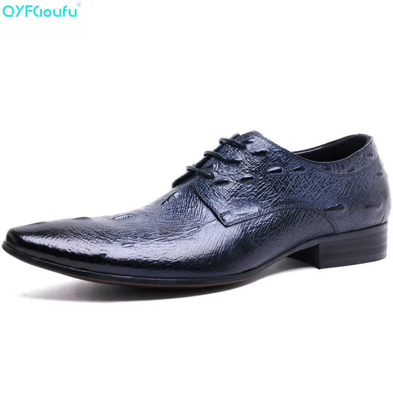Fashion Crocodile Pattern Shoes Men Blue Black Oxfords For Men Dress Shoes Formal Men Pointy Shoes Office Lace Up
Fashion Crocodile Pattern Shoes Men Blue Black Oxfords For Men Dress Shoes Formal Men Pointy Shoes Office Lace Up