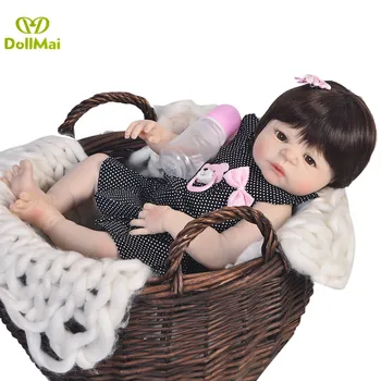 23 Inch 57cm Reborn doll Full silicone Babies Doll For Girls Realistic Alive bebes Reborn menina Baby Doll For kids gift
23 Inch 57cm Reborn doll Full silicone Babies Doll For Girls Realistic Alive bebes Reborn menina Baby Doll For kids gift