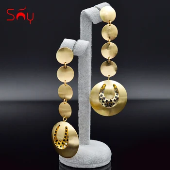 Sunny Jewelry Classic Big Earrings For Women Long Drop Dangle Earrings Jewelry Findings For Wedding Hot Selling Round Earrings
Sunny Jewelry Classic Big Earrings For Women Long Drop Dangle Earrings Jewelry Findings For Wedding Hot Selling Round Earrings