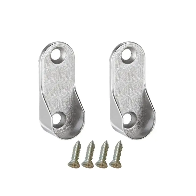 2pcs/set Oval Closet Rod End Supports Furniture Hardware Accessories Wardrobe Tube Support Bracket Clothes Hanging Rod Holder
2pcs/set Oval Closet Rod End Supports Furniture Hardware Accessories Wardrobe Tube Support Bracket Clothes Hanging Rod Holder