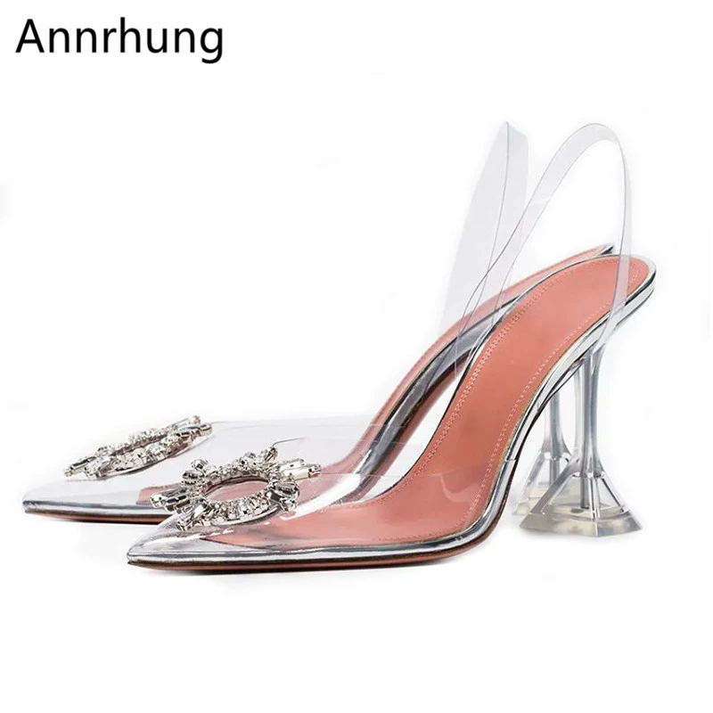 2019 Clear High Heel Sandals Women Sexy Pointed Toe Cup Heel Summer Shoes Crystal Decor Transparent PVC Sandalias Woman 
2019 Clear High Heel Sandals Women Sexy Pointed Toe Cup Heel Summer Shoes Crystal Decor Transparent PVC Sandalias Woman