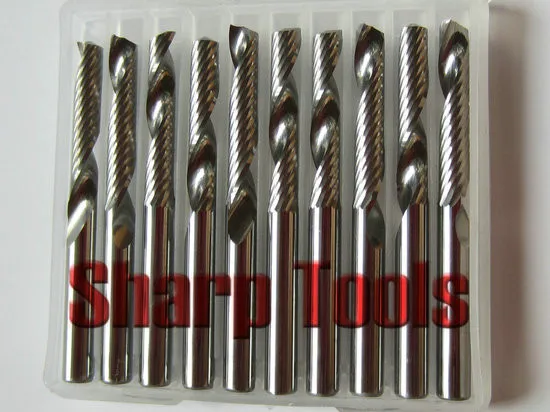 carbide milling cutter tungsten end mill cnc router bits set
