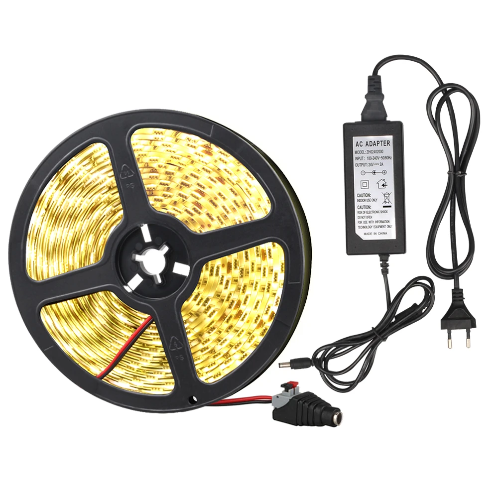 DC24V SMD5050 Flexible LED strip Waterproof safe ribbon light 5M 300Leds RGB/White/Warm white indoor decoration
DC24V SMD5050 Flexible LED strip Waterproof safe ribbon light 5M 300Leds RGB/White/Warm white indoor decoration