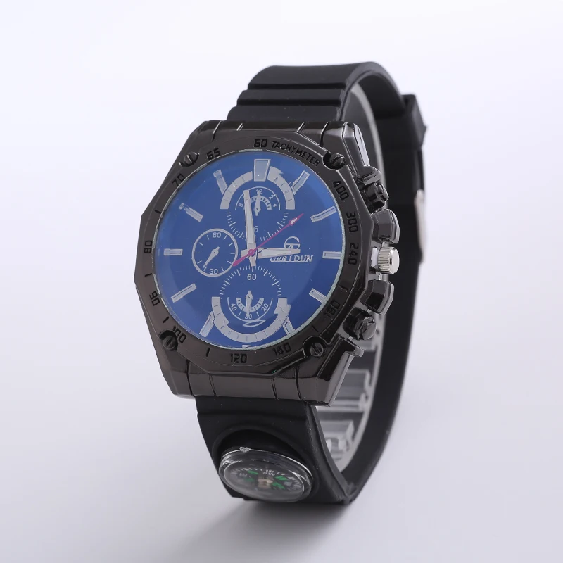 Large dial Men Quartz Watch Army Soldier Military Rubber Compass Fabric Analog Wrist Watch Sports Clock relogio masculino G88 
Large dial Men Quartz Watch Army Soldier Military Rubber Compass Fabric Analog Wrist Watch Sports Clock relogio masculino G88