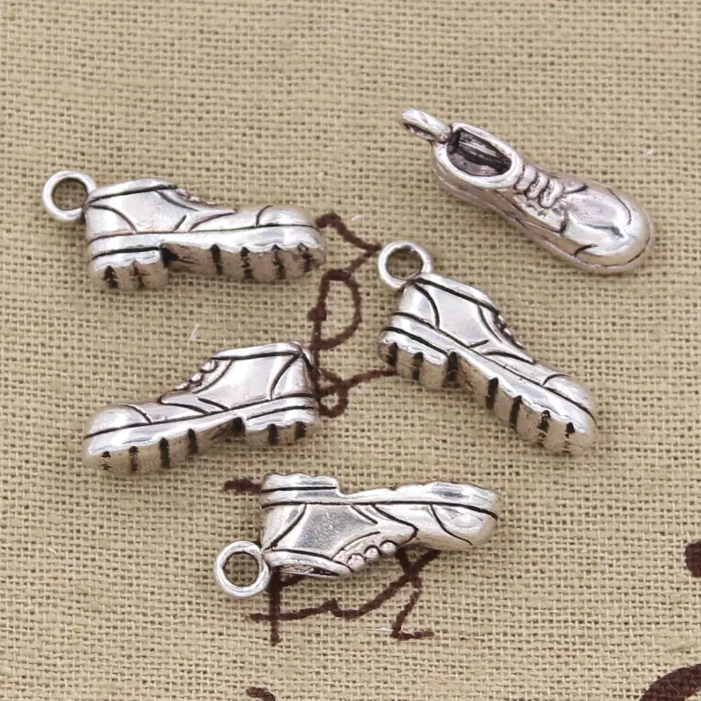 8pcs Charms football soccer shoes 20x10x7mm Antique Silver Plated Pendants Making DIY Handmade Tibetan Silver Jewelry
8pcs Charms football soccer shoes 20x10x7mm Antique Silver Plated Pendants Making DIY Handmade Tibetan Silver Jewelry