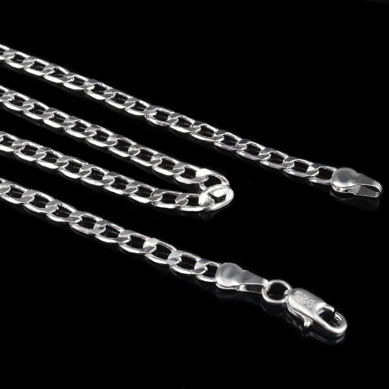 Promotion Authentic 925 sterling silver Chain Necklace With Lobster Clasps Fit Men Women Pendant 16-24 Inch
Promotion Authentic 925 sterling silver Chain Necklace With Lobster Clasps Fit Men Women Pendant 16-24 Inch
