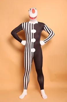 (LP58186) Clown Pattern Full Body Lycra Spandex Zentai Suit Halloween Costume 
(LP58186) Clown Pattern Full Body Lycra Spandex Zentai Suit Halloween Costume