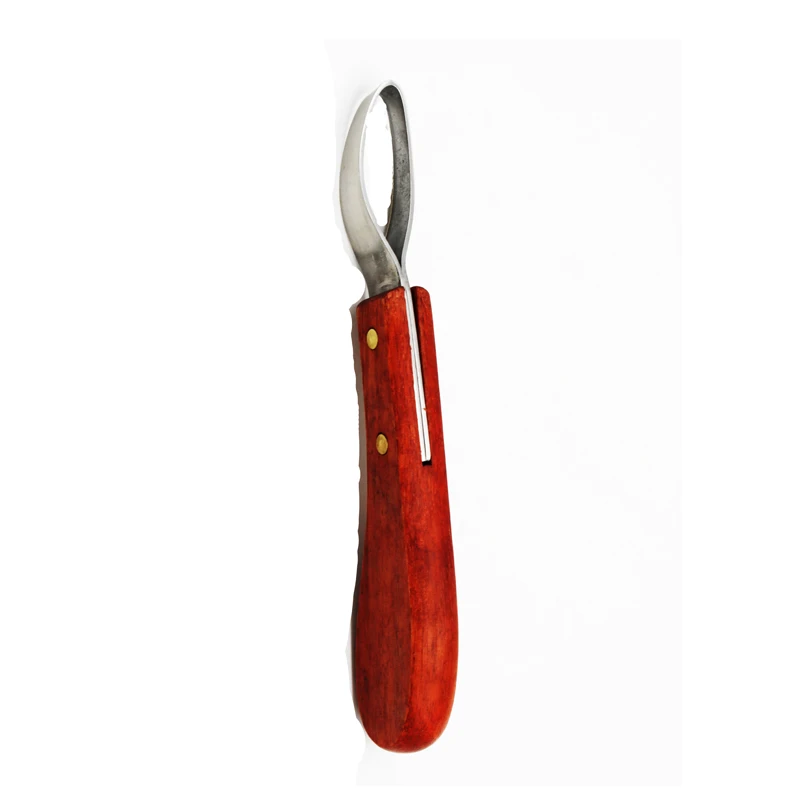 Stainless Steel Blade Edge Cattle and Horse Hoof Knife Shears Cutter Multipurpose Hoof Wooden Handle
Stainless Steel Blade Edge Cattle and Horse Hoof Knife Shears Cutter Multipurpose Hoof Wooden Handle