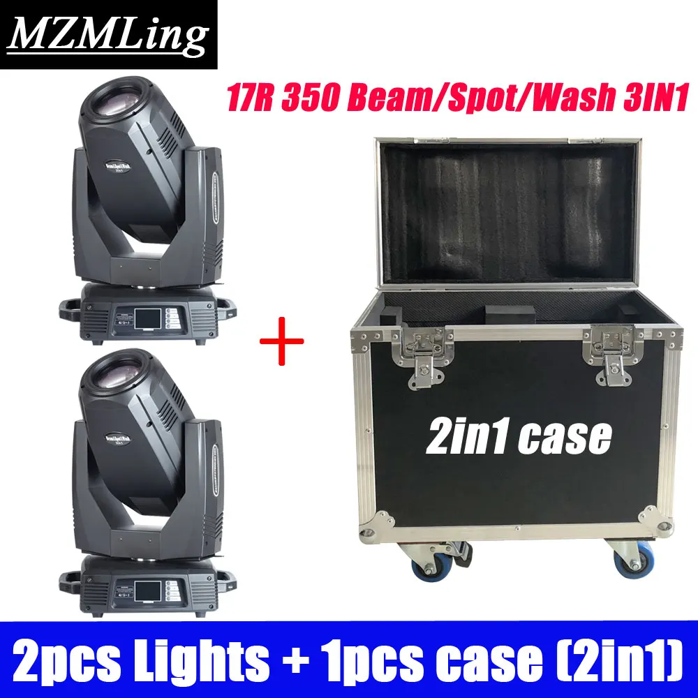 2PCS Lights + 1PCS Flight Case 350w 17R Wash /Spot /Beam 3-In-1 Stage Light DMX512 Moving Head Light DJ /Bar /Show /Stage Light
2PCS Lights + 1PCS Flight Case 350w 17R Wash /Spot /Beam 3-In-1 Stage Light DMX512 Moving Head Light DJ /Bar /Show /Stage Light