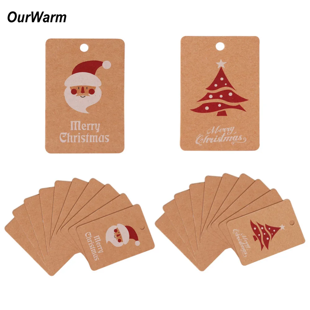 OurWarm 10Pcs Christmas Kraft Paper Hanging Tags Card Santa Claus Christmas Ornaments Tree Decorations for Home Party Supplies
OurWarm 10Pcs Christmas Kraft Paper Hanging Tags Card Santa Claus Christmas Ornaments Tree Decorations for Home Party Supplies