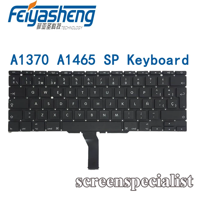 10pcs/lot Brand New Laptop Layout Replacement For MacBook Air 11.6" A1370 A1465 Spain Keyboard 2011-2015 Year
10pcs/lot Brand New Laptop Layout Replacement For MacBook Air 11.6" A1370 A1465 Spain Keyboard 2011-2015 Year