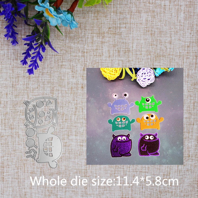 New Arrival Lovely Monster Cutting Dies Stencil DIY Scrapbooking Photo Album Embossing Decorative Paper Card Craft 114x58mm
New Arrival Lovely Monster Cutting Dies Stencil DIY Scrapbooking Photo Album Embossing Decorative Paper Card Craft 114x58mm