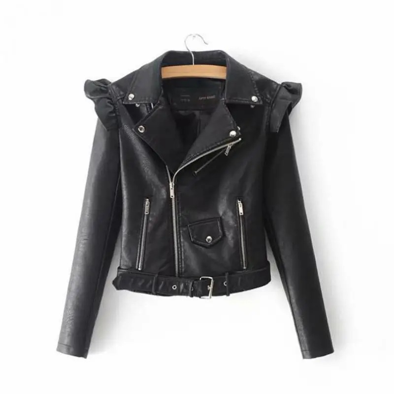 Fashion 2019 spring autumn baisc biker jacket women slim pink leather coats ladies with belt zipper punk style short moto coat
Fashion 2019 spring autumn baisc biker jacket women slim pink leather coats ladies with belt zipper punk style short moto coat