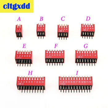 cltgxdd 5pcs Slide Type Switch Module 2 3 4 5 6 7 8 10 12 PIN 2.54mm Position Way DIP Pitch Toggle Switch Red Snap Dial Switch
cltgxdd 5pcs Slide Type Switch Module 2 3 4 5 6 7 8 10 12 PIN 2.54mm Position Way DIP Pitch Toggle Switch Red Snap Dial Switch