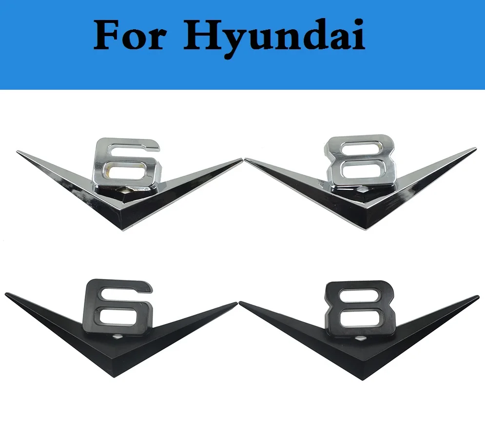 car styling Car Style 3D Hood Badge Grille V6 V8 Emblem stickers for Hyundai Santa Fe Solaris Sonata Terracan Tiburon Tucson
car styling Car Style 3D Hood Badge Grille V6 V8 Emblem stickers for Hyundai Santa Fe Solaris Sonata Terracan Tiburon Tucson