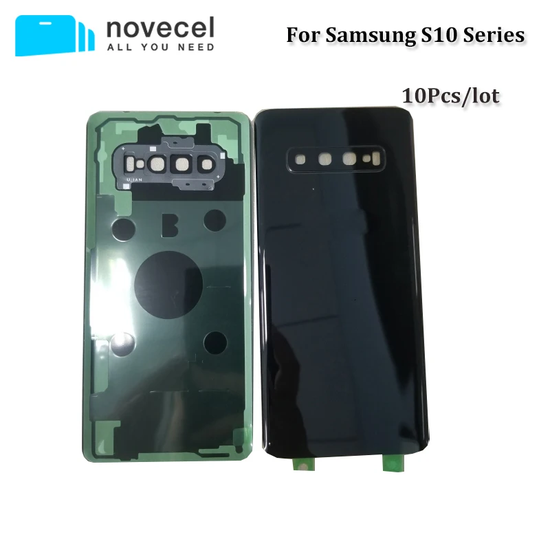 10Pcs Novecel Back Cover with Camera Cover For Samsung S10/S10E/S10 Plus Back Battery Cover Rear Door Housing Case Replacement
10Pcs Novecel Back Cover with Camera Cover For Samsung S10/S10E/S10 Plus Back Battery Cover Rear Door Housing Case Replacement