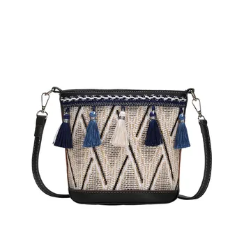 New Women Vintage Beach Straw Bag Ethnic Style Ribbon Tassel Beach Bag Messenger Bag Famous Brand Borsa a tracolla da donna#40
New Women Vintage Beach Straw Bag Ethnic Style Ribbon Tassel Beach Bag Messenger Bag Famous Brand Borsa a tracolla da donna#40