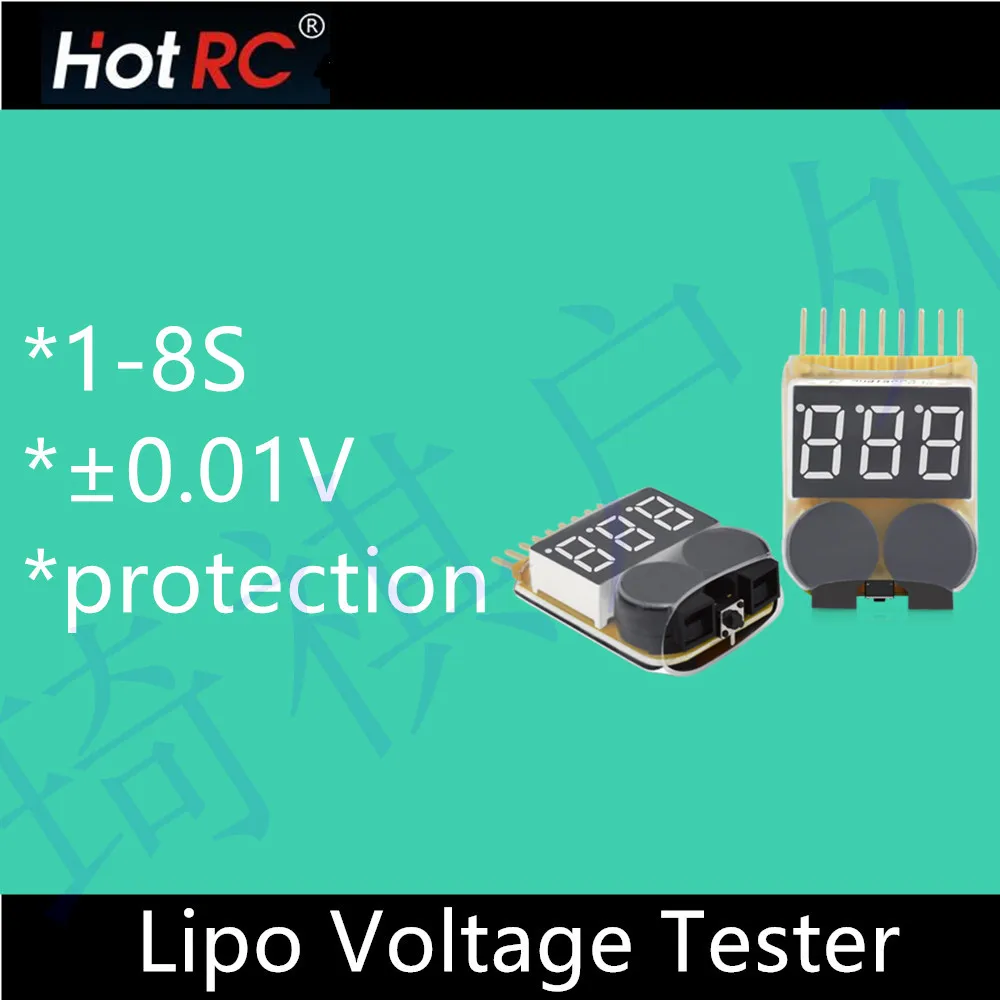 10 pcs golden HOTRC 1-8S 2 in 1 Lipo Battery Voltage Tester/Low Buzzer Alarm/Voltage Checker / BB Ring / Indicator BB tester
10 pcs golden HOTRC 1-8S 2 in 1 Lipo Battery Voltage Tester/Low Buzzer Alarm/Voltage Checker / BB Ring / Indicator BB tester