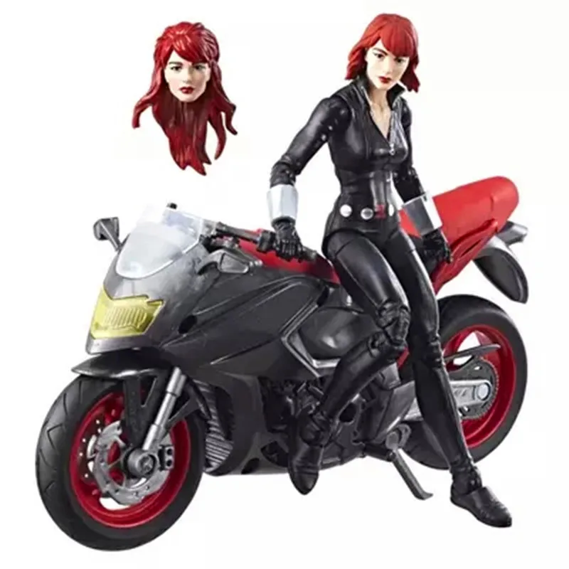 

Hot toys Avengers:Infinity War Superhero Black Widow Natalia Alianovna Romanova Motorcycle PVC Action Figure Model Toy G1162