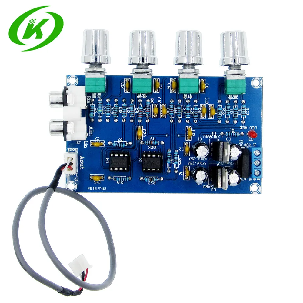 XH M164 NE5532 усилитель тональности Плата усилителя AC 12V 15V источник питания
