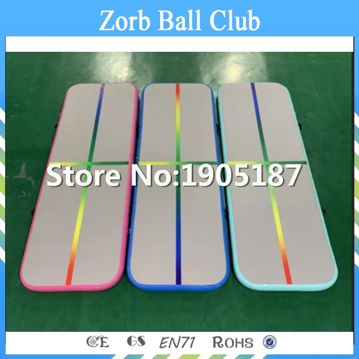 3m x 1m x 0.1m Grey Top Rainbow Airtrack Inflatable Gymnastics Air Track Free Shipping
3m x 1m x 0.1m Grey Top Rainbow Airtrack Inflatable Gymnastics Air Track Free Shipping